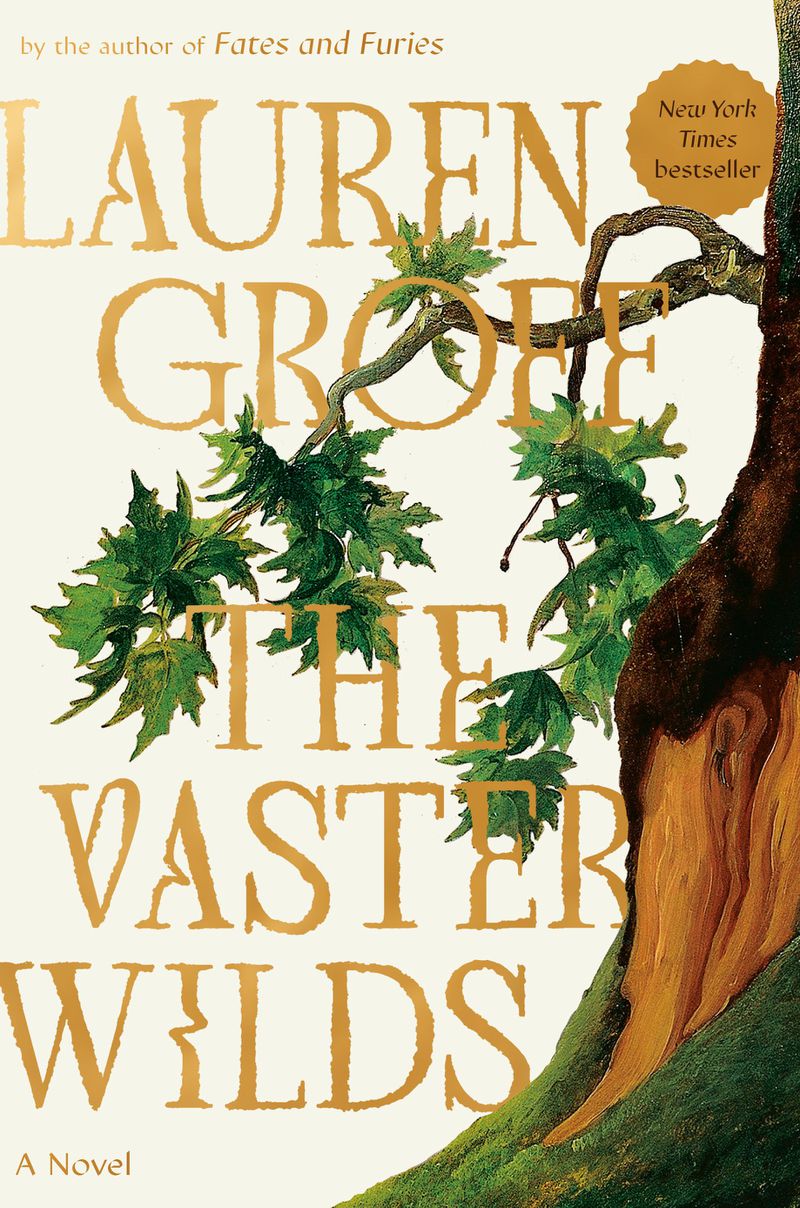 A tree stands at the far right on a white background, leaning off the edge of the book cover.