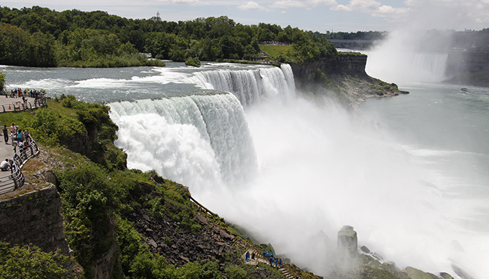 Total visits at state parks in 2023 rose six percent from the previous year, setting a new record in attendance. The most visited is Niagara Falls.